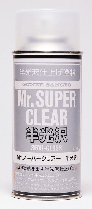 Mr. Super Clear Semi-Gloss - 170ml / Pololesklý lak