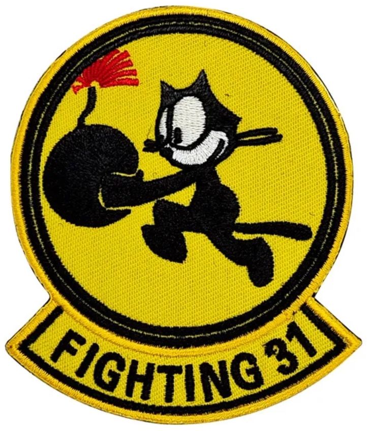 Nášivka F-14 Tomcat VF-31 "Tomcatters" (Na suchý zip)