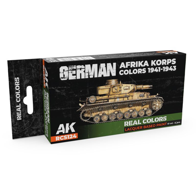 AK German Afrika Korps Colors 1941-1943 set (6x 17ml)
