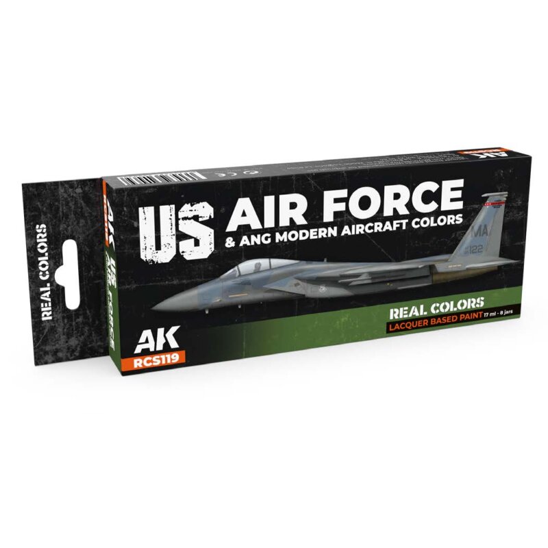 AK US Air Force & ANG Modern Aircraft Colors set (8x 17ml)