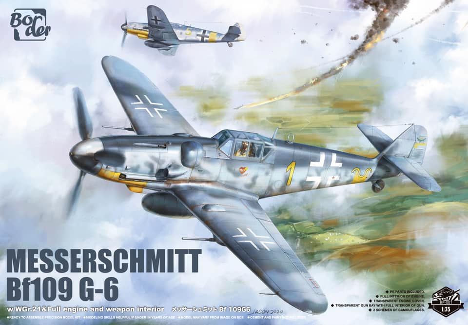 Border Model Messerschmitt BF109G-6 Limited Edition (+Resin figurky!) 1/35