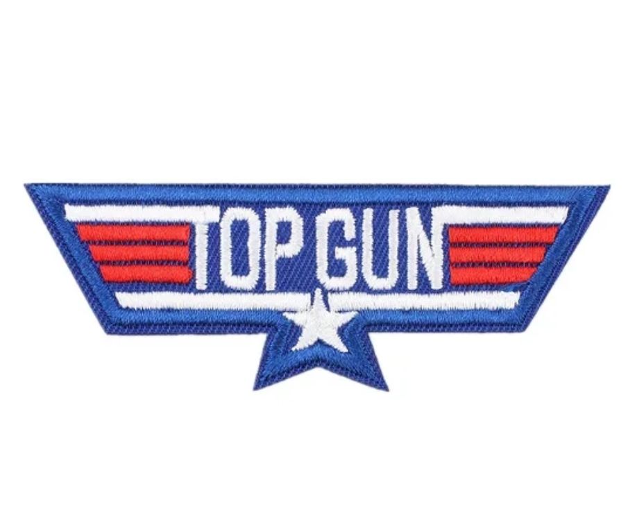 Nášivka TOP GUN - Typ 2 (Nažehlovací)