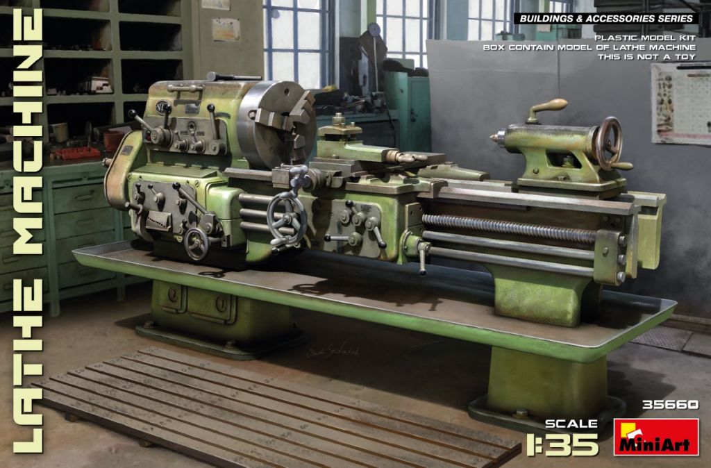 MiniArt Lathe Machine 1/35
