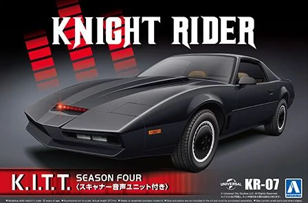 Aoshima Knight Rider 2000 K.I.T.T. Season IV Scanner & Sound Unit (LED modul!) 1/24