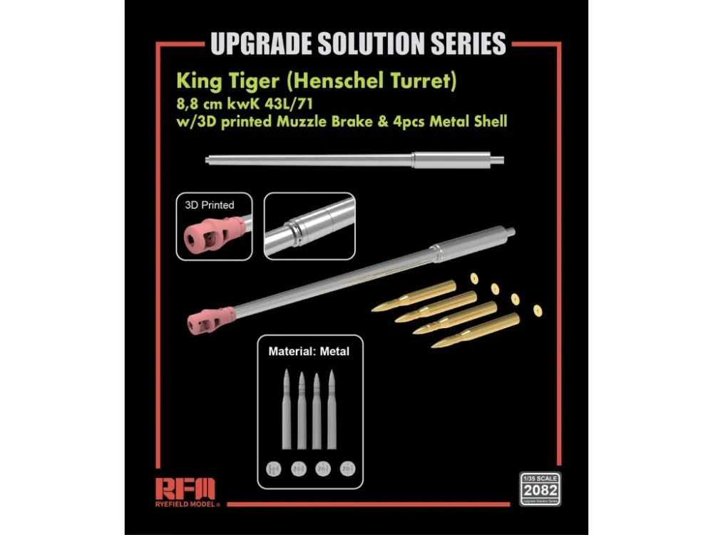 RFM Upgrade set King Tiger (Henschel Turret) 1/35