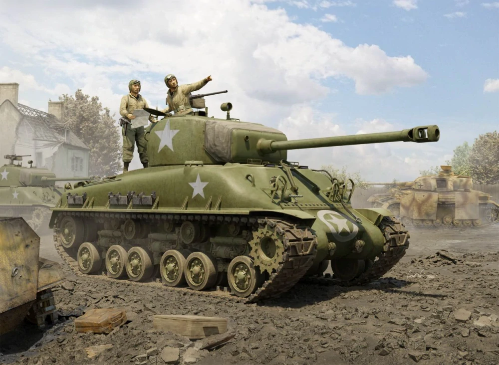 I Love Kit M4A1E8 Medium Tank 1/16