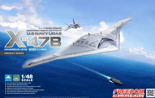 Freedom Model Kits X-47B UCAS (+ Resin figurka!) 1/48