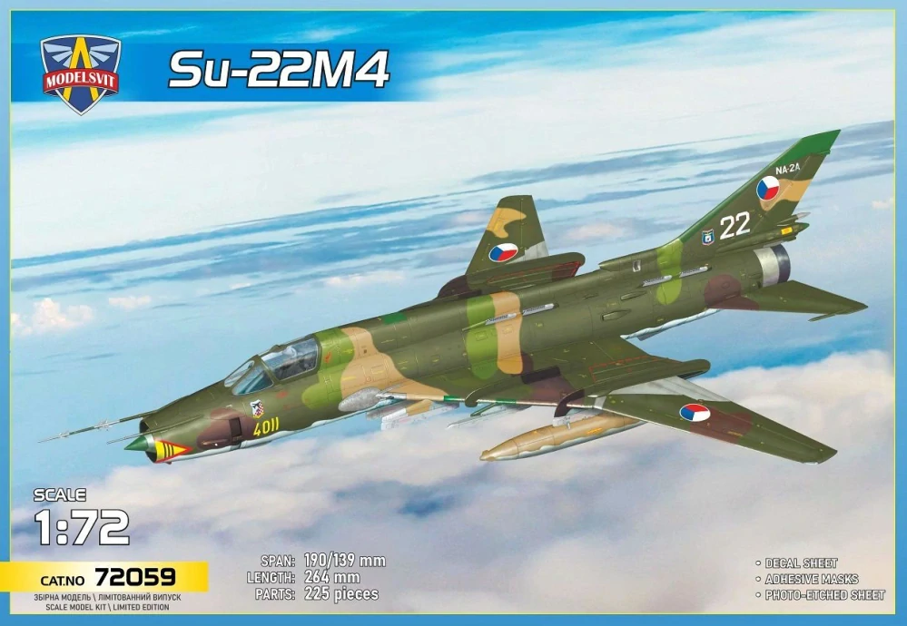 ModelSvit Su-22M4 soviet fighter-bomber (Export ver.) (ČR) 1/72