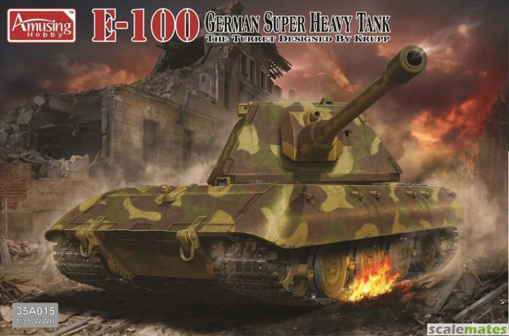 Amusing Hobby German Super Heavy Tank E-100 Krupp Turret 1/35