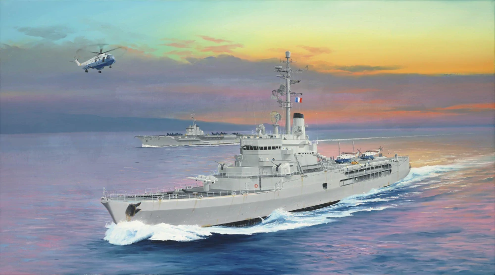 Trumpeter French Navy Helicopter Cruiser Jeanne d’Arc 1964 1/350