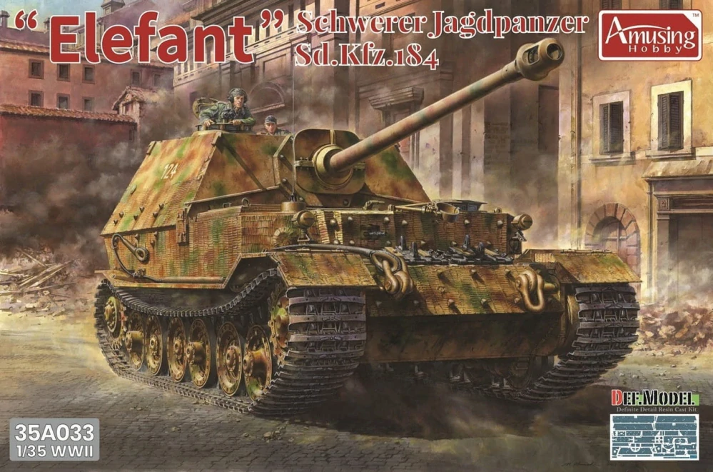 Amusing Hobby Schwerer Jagdpanzer Elefant Sd.Kfz.184 - Full
