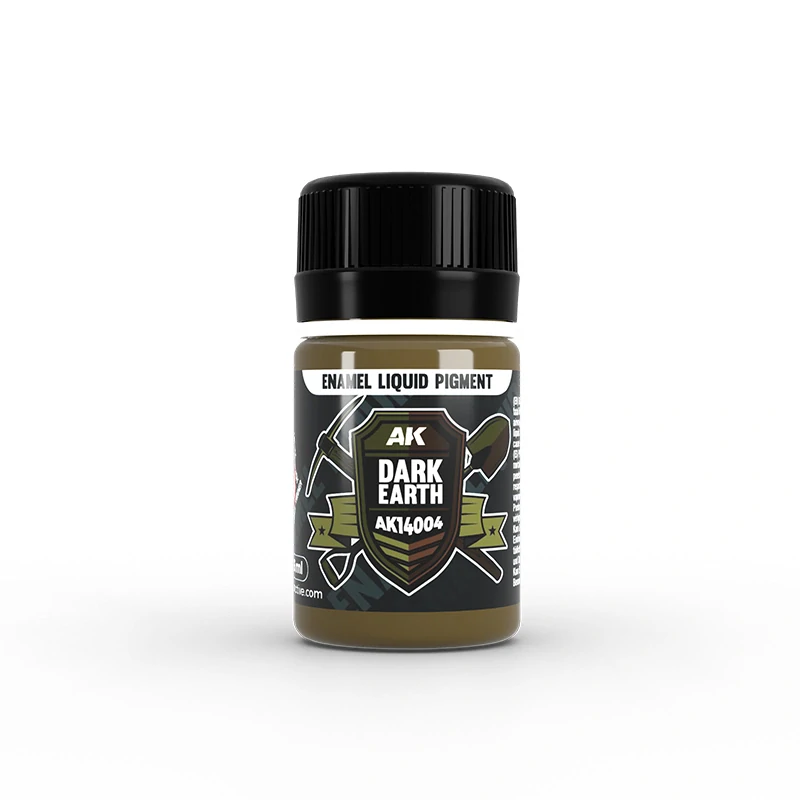 AK Dark Earth Enamel Liquid pigment - 35ml / Tmavá zem
