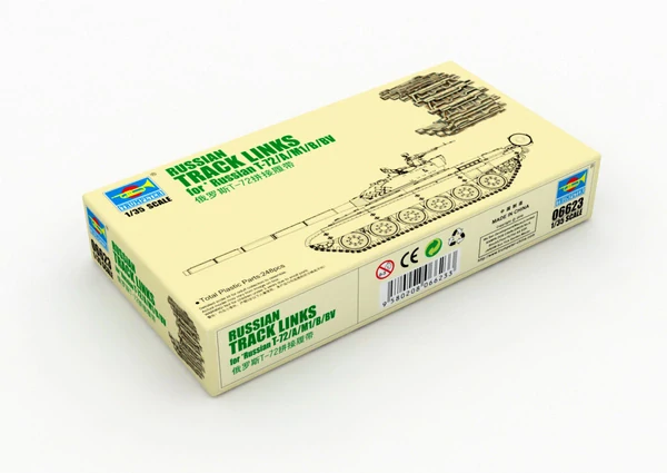 Trumpeter Soviet track links for T-72 - článkové pásy 1/35