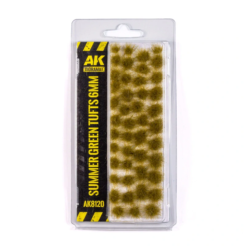 AK Summer Green Tufts 6mm / Letní zelená tráva