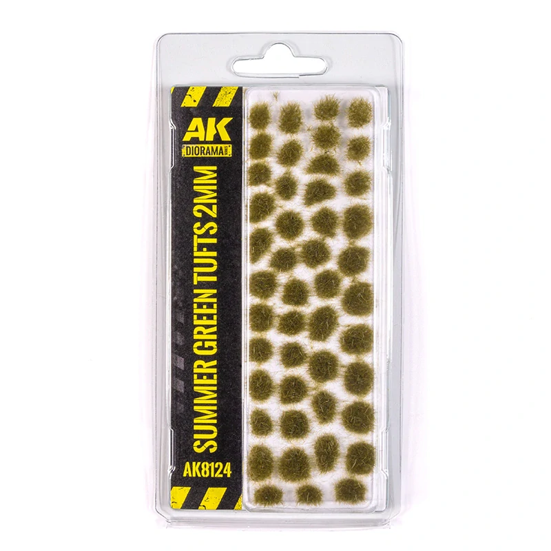 AK Summer Green Tufts 2mm / Letní zelená tráva