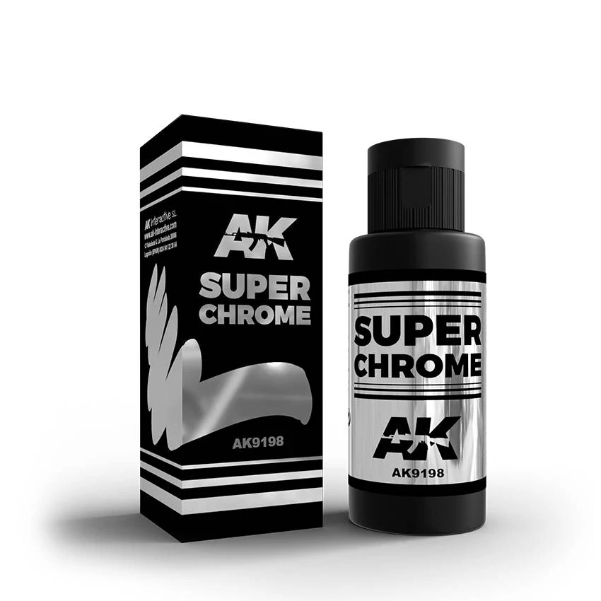 AK Super Chrome - 60ml / Špičková chrom barva