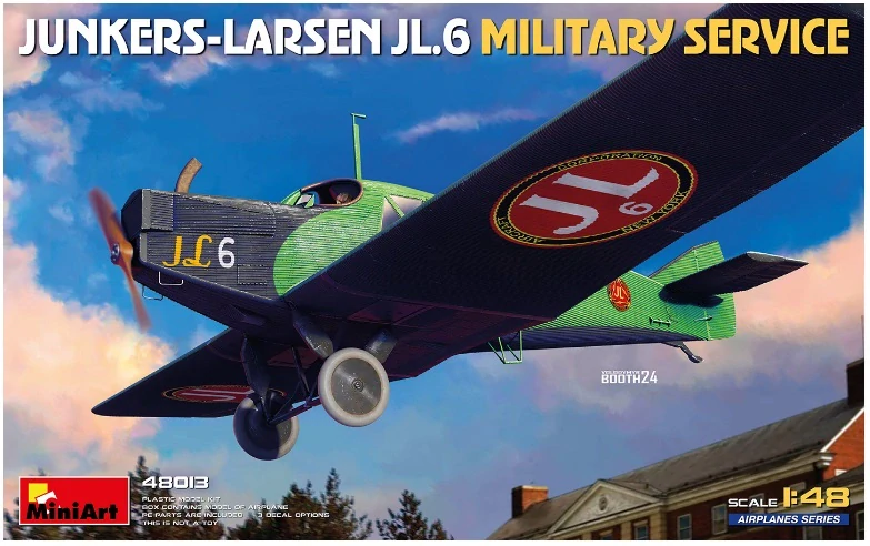 MiniArt Junkers-Larsen JL.6 Military Service 1/48