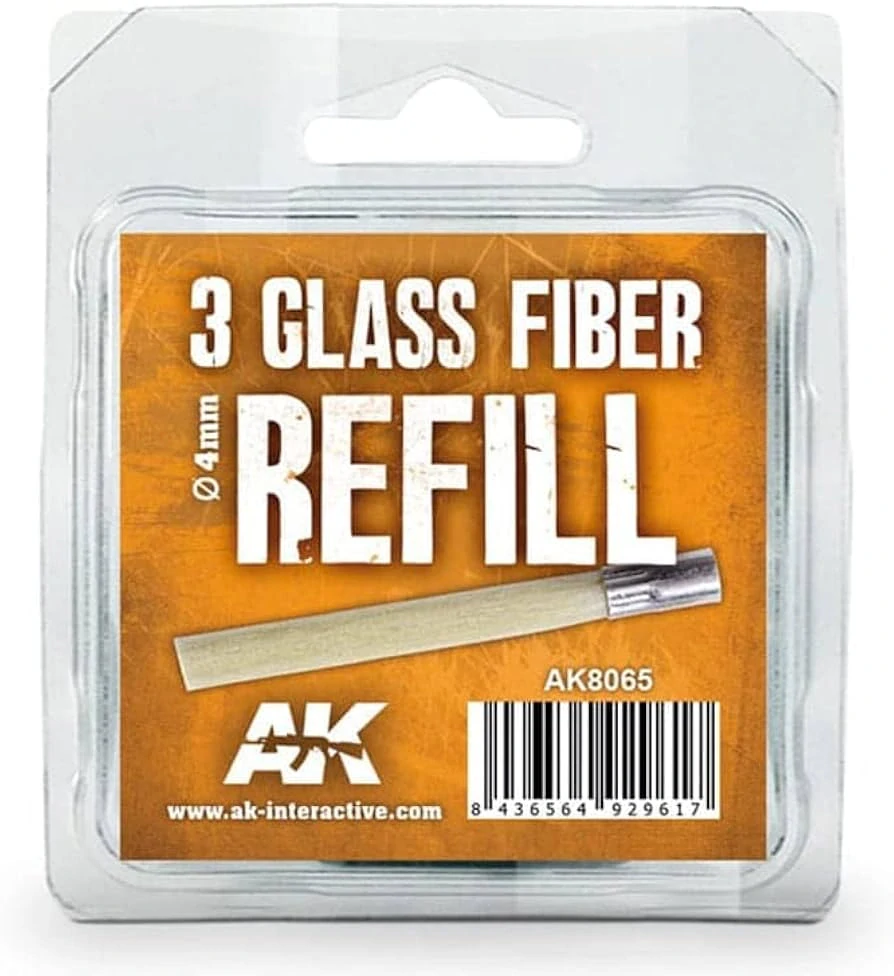 AK Glass Fibre Refills - 4mm (3pcs) / Náhradní náplně do brusné tužky