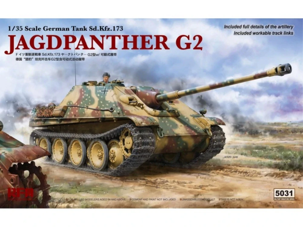 RFM Sd.Kfz.173 Jagdpanther G2 With Workable Track Links 1/35