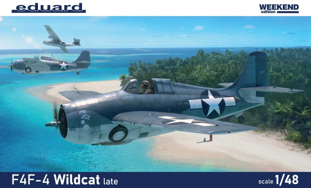 Eduard F4F-4 Wildcat pozdní verze Weekend 1/48