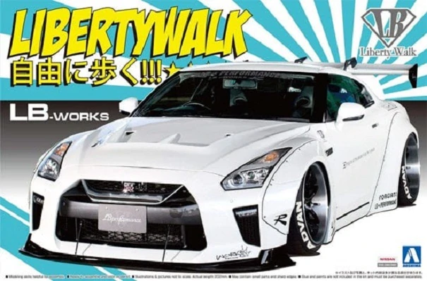 Aoshima LB Works Nissan R35 GT-R type 1.5 1/24