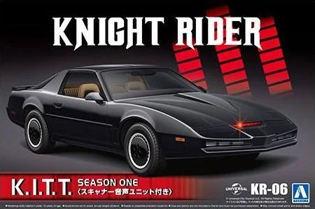 Aoshima Knight Rider 2000 K.I.T.T. Season One Scanner & Sound Unit (LED modul!) 1/24