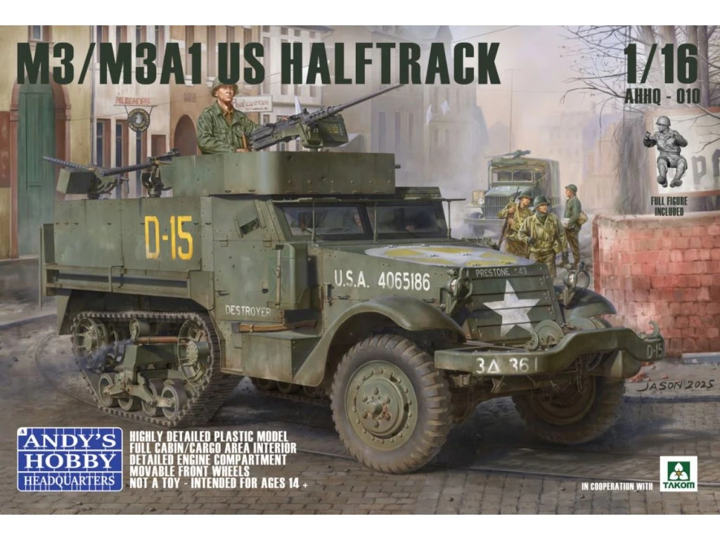 Andy's HHQ M3/M3A1 U.S. Halftrack 2 in 1 1/16