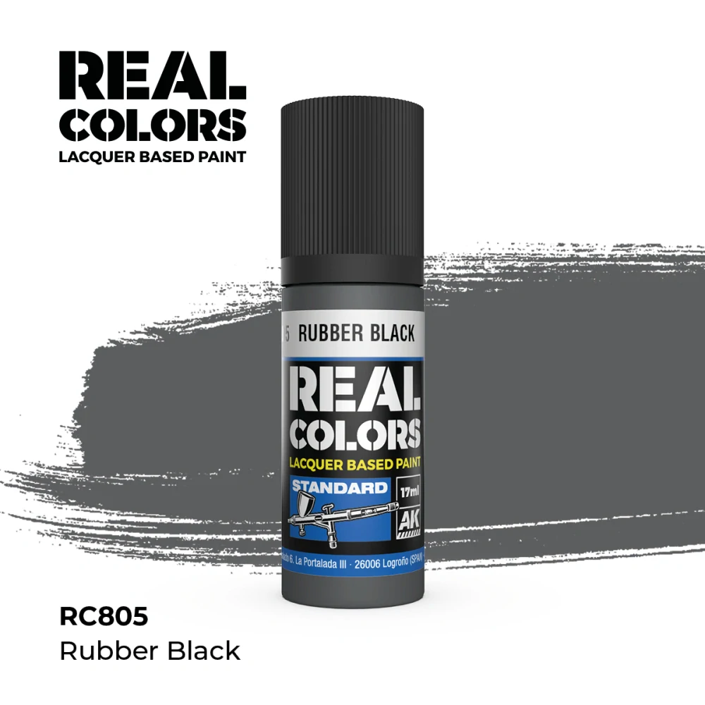 AK RC Rubber Black / Pneumatiková černá