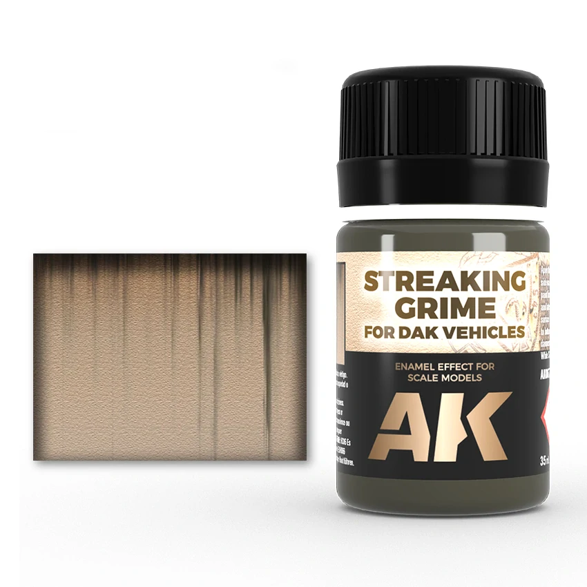 AK Streaking Grime for DAK Vehicles - 35ml / Pro vozidla Afrika Korps