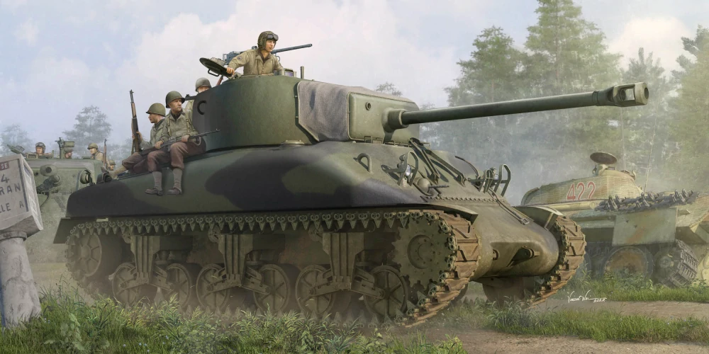 I Love Kit M4A1(76)W Medium Tank 1/16