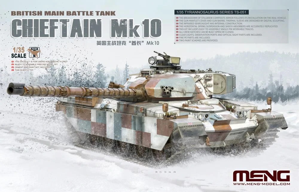 MENG British Main Battle Tank Chieftain Mk.10 1/35