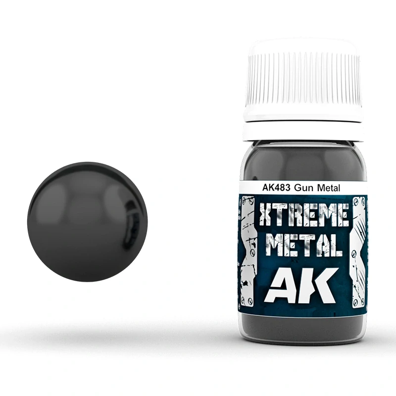AK Xtreme Metal Gun Metal 30ml / Zbraňová