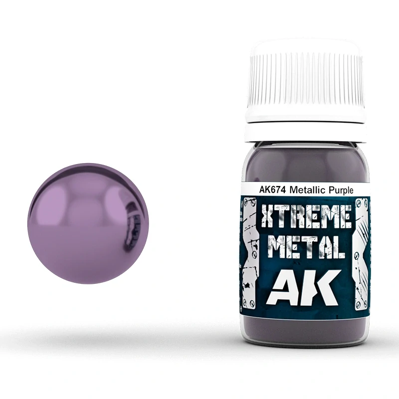 AK Xtreme Metal Metallic Purple 30ml / Kovová fialová
