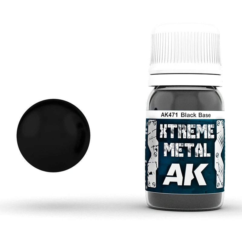 AK Xtreme Metal Black Base 30ml / Černý základ
