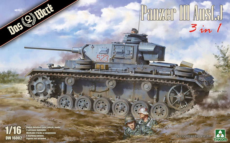 Das Werk Panzer III Ausf. J (3in1) 1/16