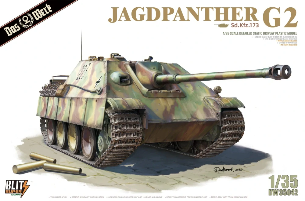 Das Werk Jagdpanther G2 - SUPER BLITZ 1/35