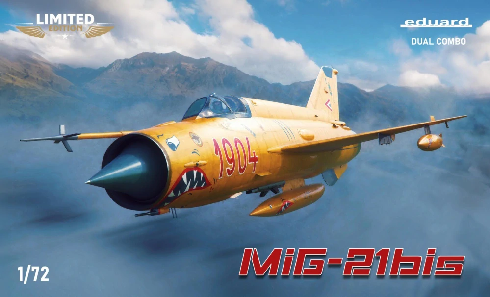 Eduard MiG-21bis DUAL COMBO 2v1 Limited 1/72