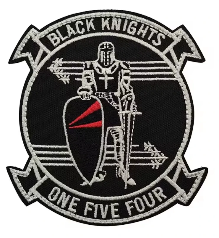 Nášivka F-14 Tomcat VFA-154 Black Knights (Na suchý zip)