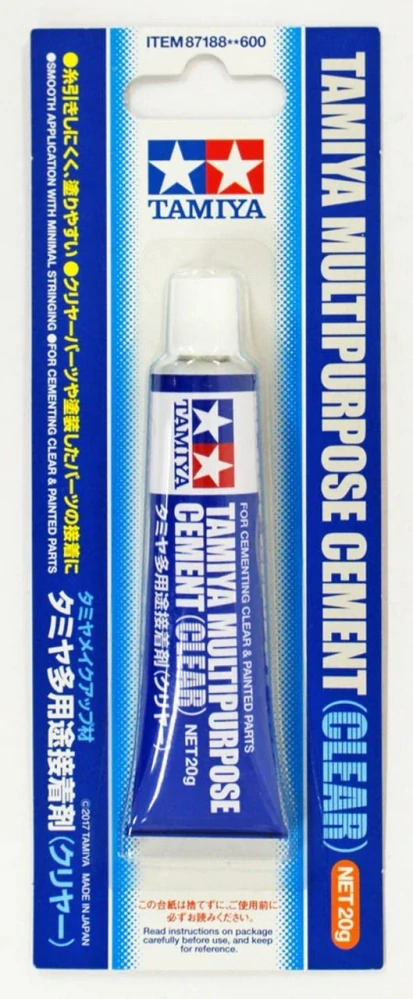 Tamiya Cement for clear and painted parts - 20g / Lepidlo na čiré a nabarvené díly
