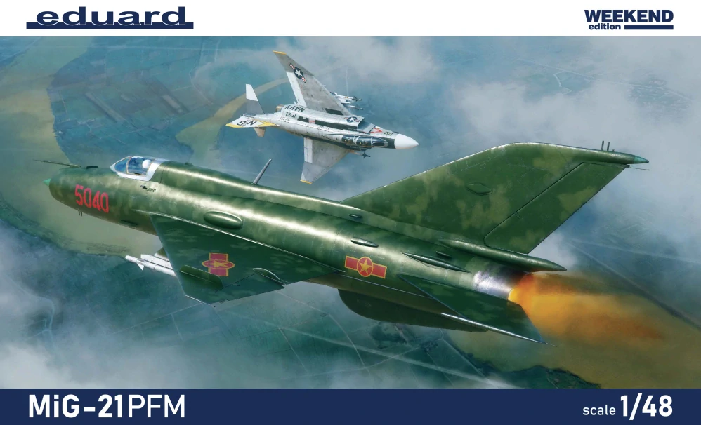 Eduard MiG-21PFM Weekend (ČR) 1/48