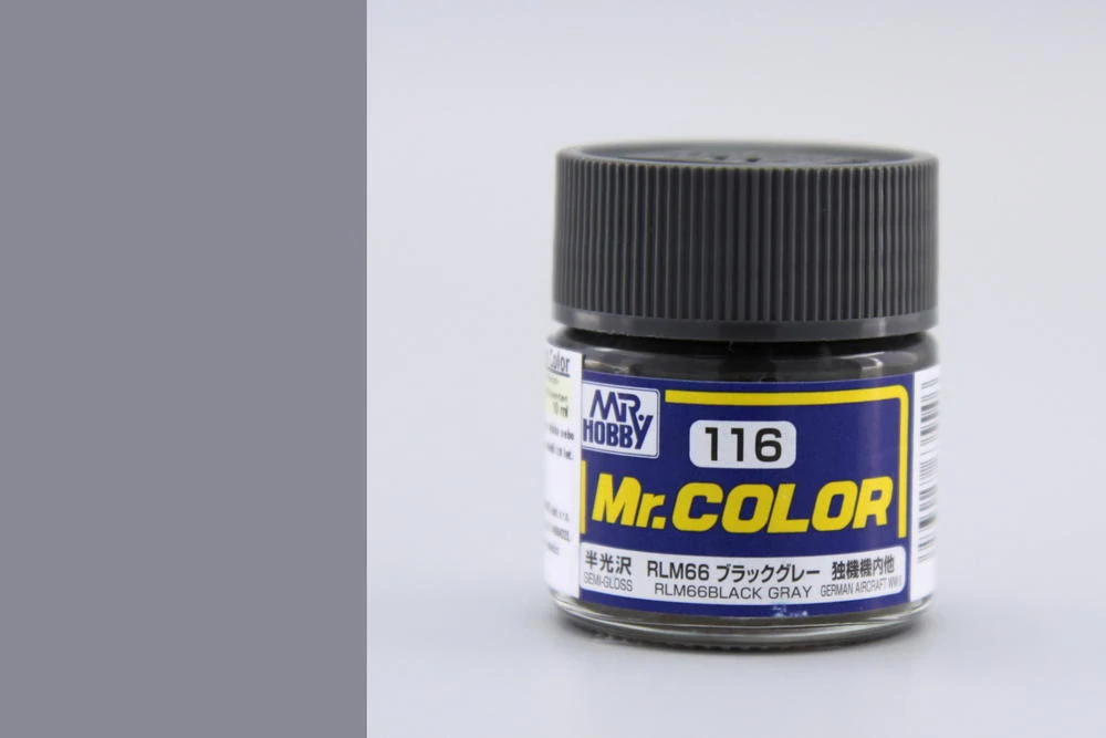 Mr. Color C116 - RLM66 Black Gray / Černo šedá