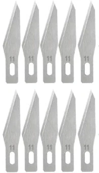 Set náhradních čepelí k modelářskému noži typ 2 (10 břitů)