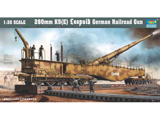 Trumpeter 280mm K5(E) Leopold German Railroad Gun 1/35