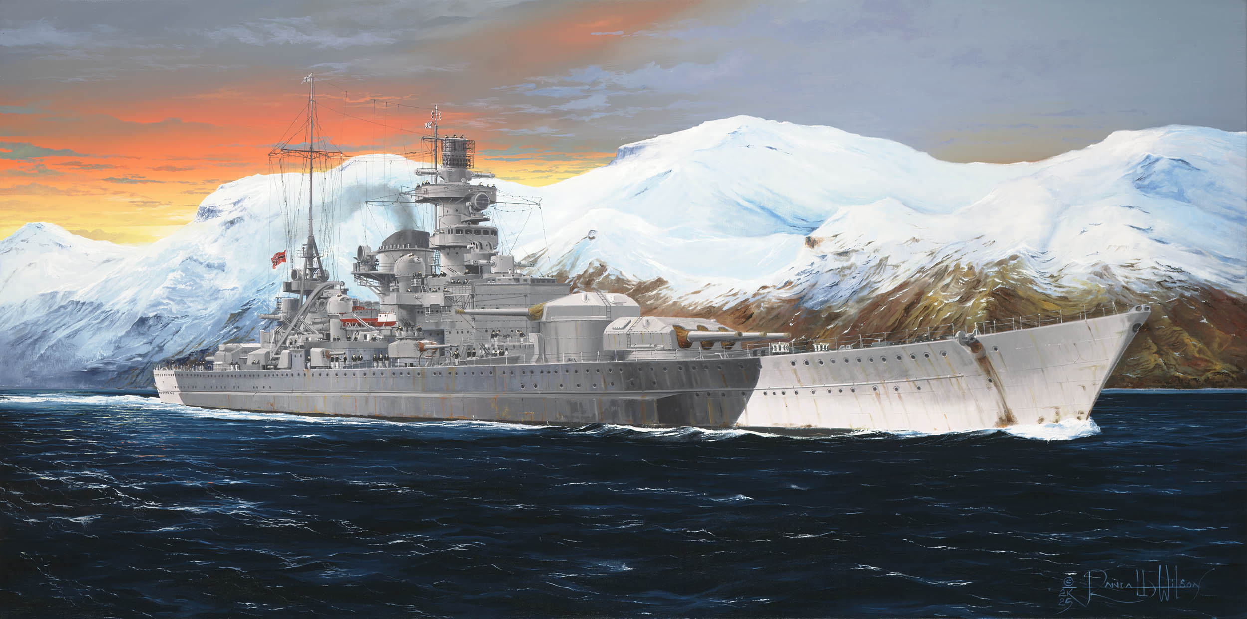 Trumpeter German Scharnhorst Battleship 1/350