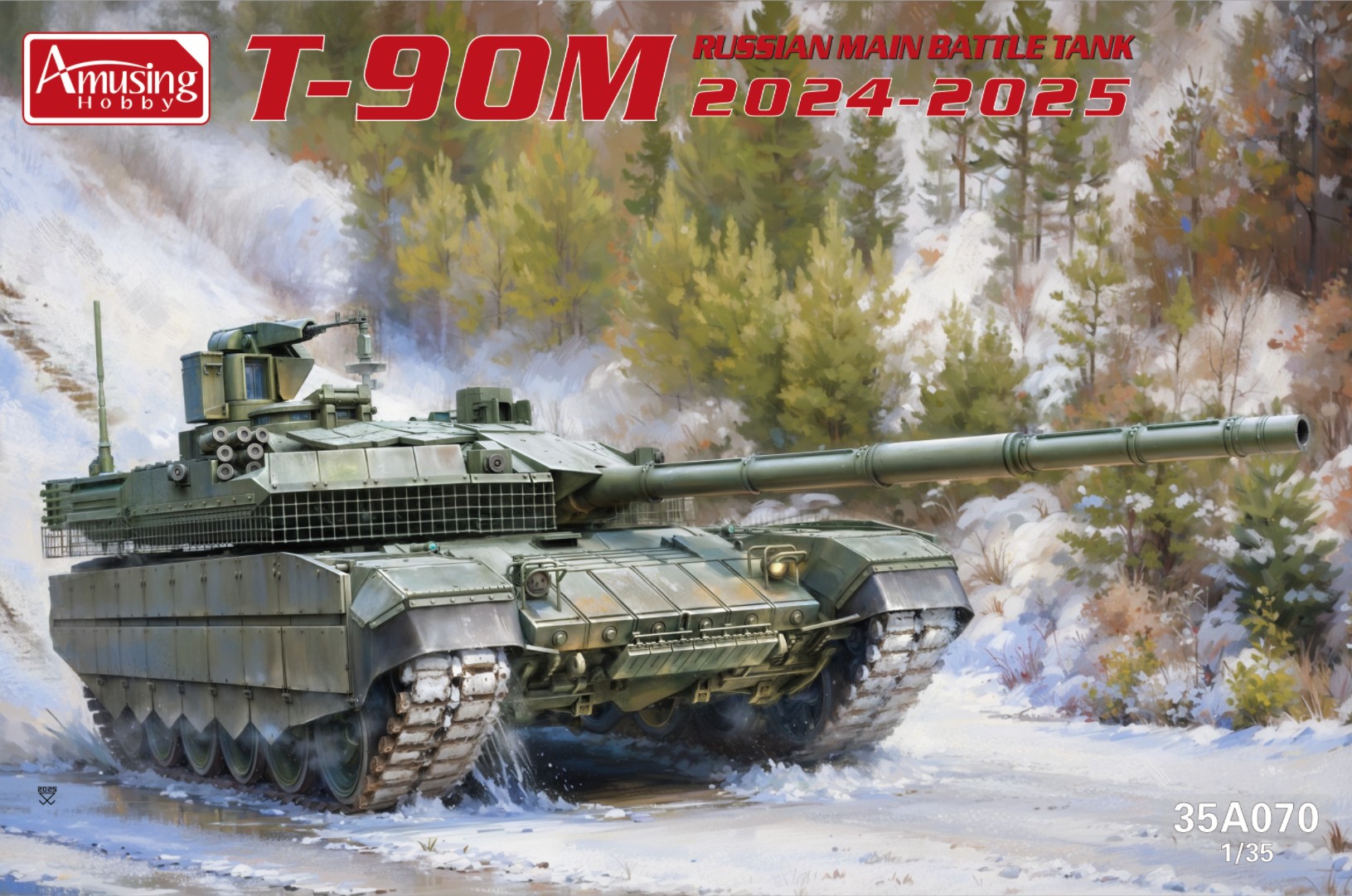 Amusing Hobby Russian MBT T-90M (2024/25) 1/35