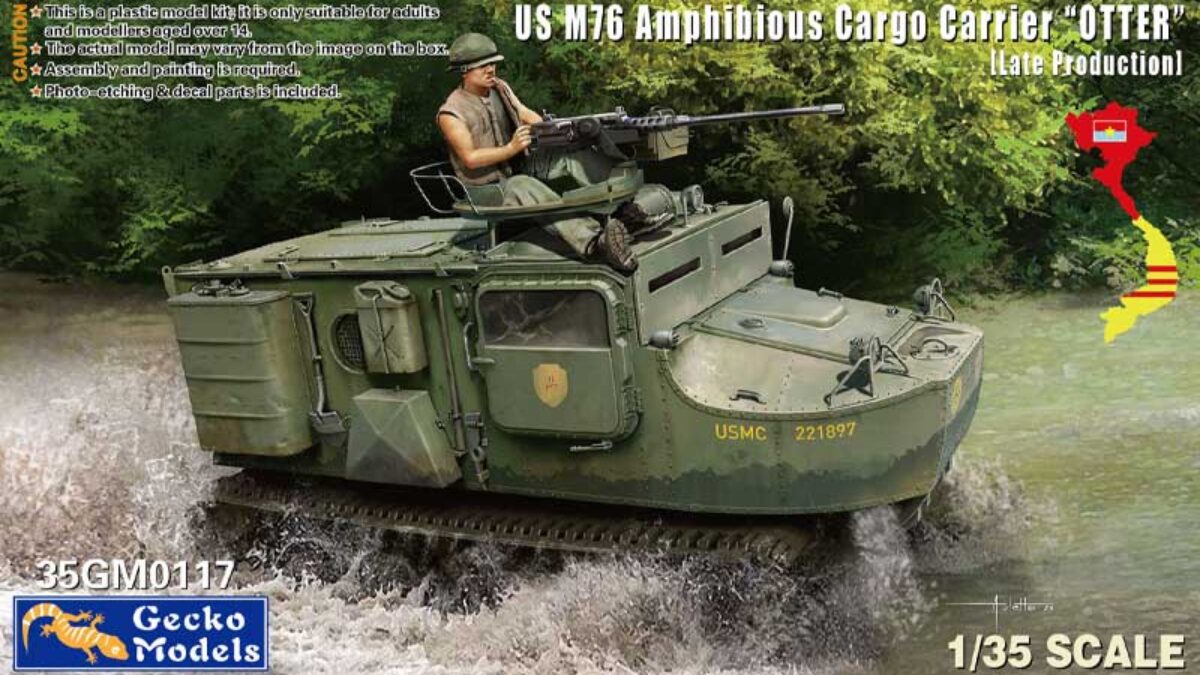 Gecko Models US M76 Amphibious Cargo Carrier OTTER Late Prod. 1/35