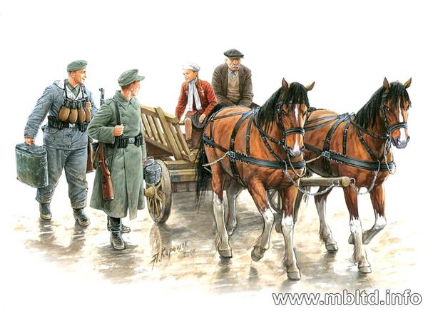 Master Box Somewhere in Europe... 1944 1/16