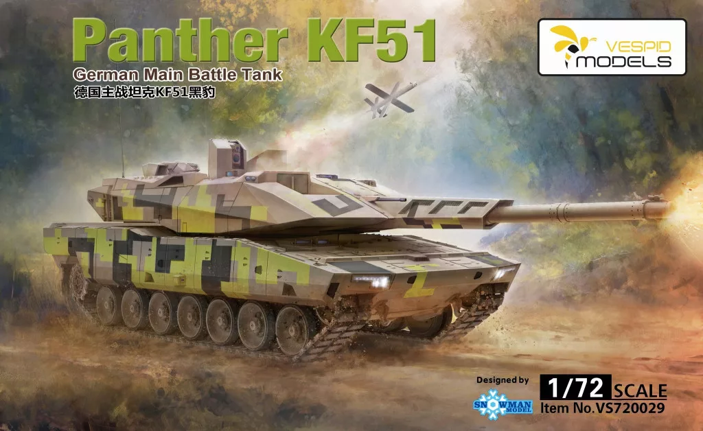 Vespid Models Panther KF51 German Main Battle Tank 1/72