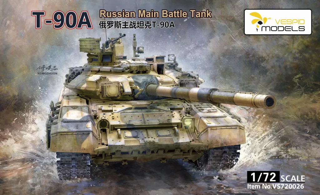 Vespid Models T-90A Russian Main Battle Tank 1/72