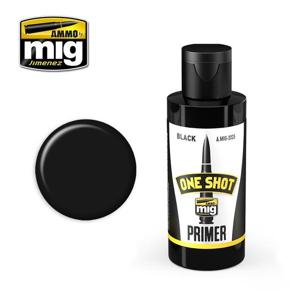 Ammo Mig One Shot Primer - Black / Černá základová